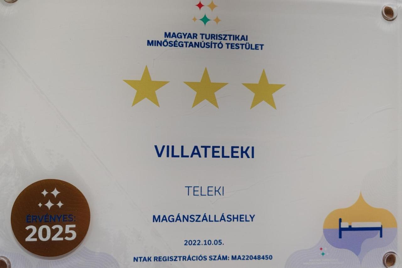 Villa Teleki Bagian luar foto